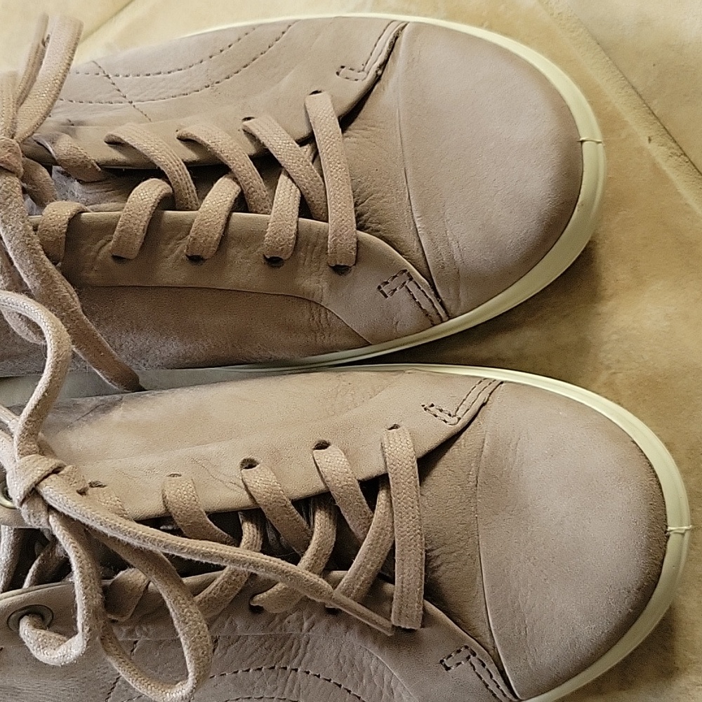ECCO SOFT 7 SUEDE LEATHER SNEAKERS SIZE 8 - Picture 7 of 9